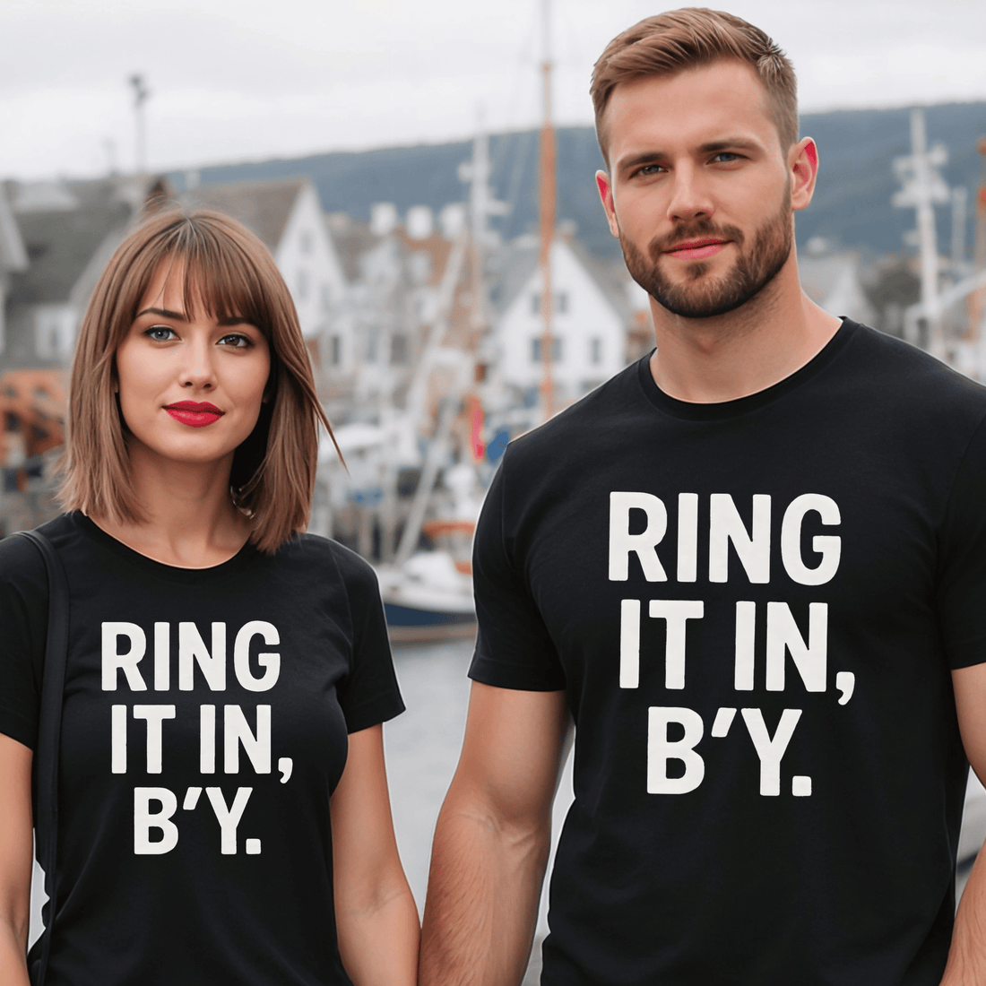 Ring It In, B'y. T‑Shirt — Funny Newfoundland Phrase Tee - Newfinese Please