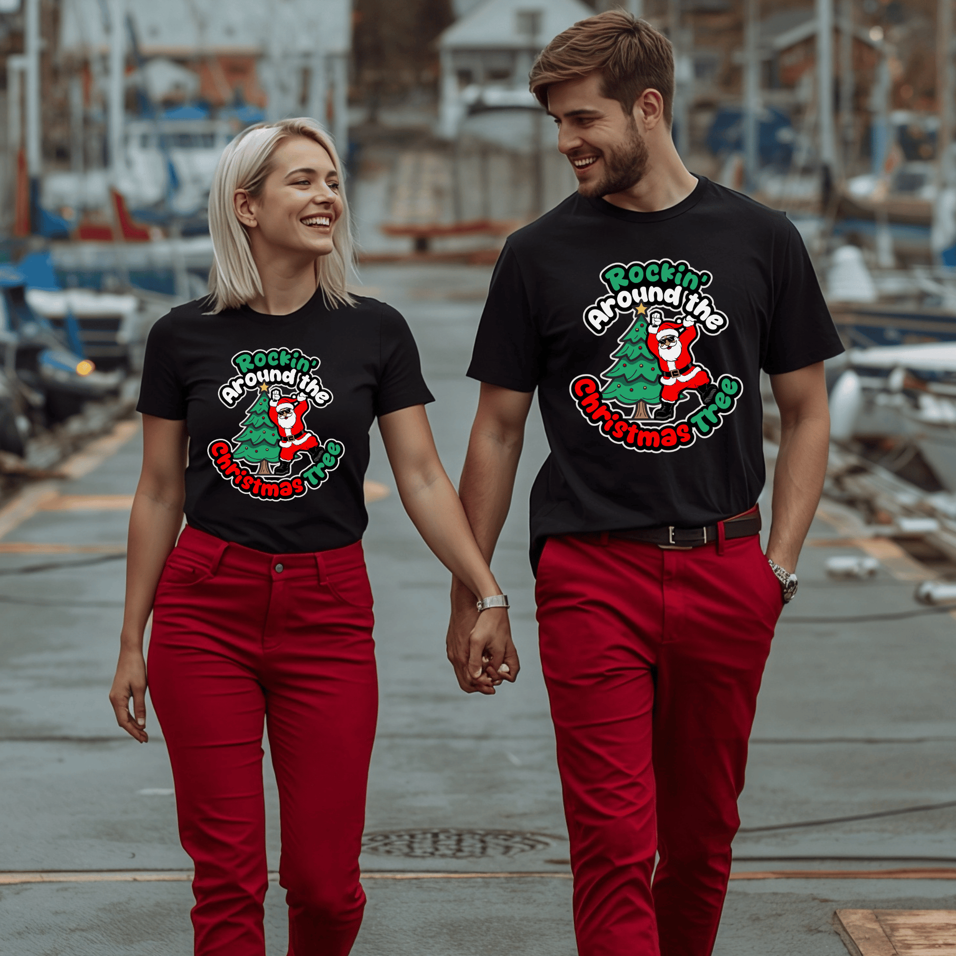 Rockin' Around the Christmas Tree T-Shirt - Newfinese Please