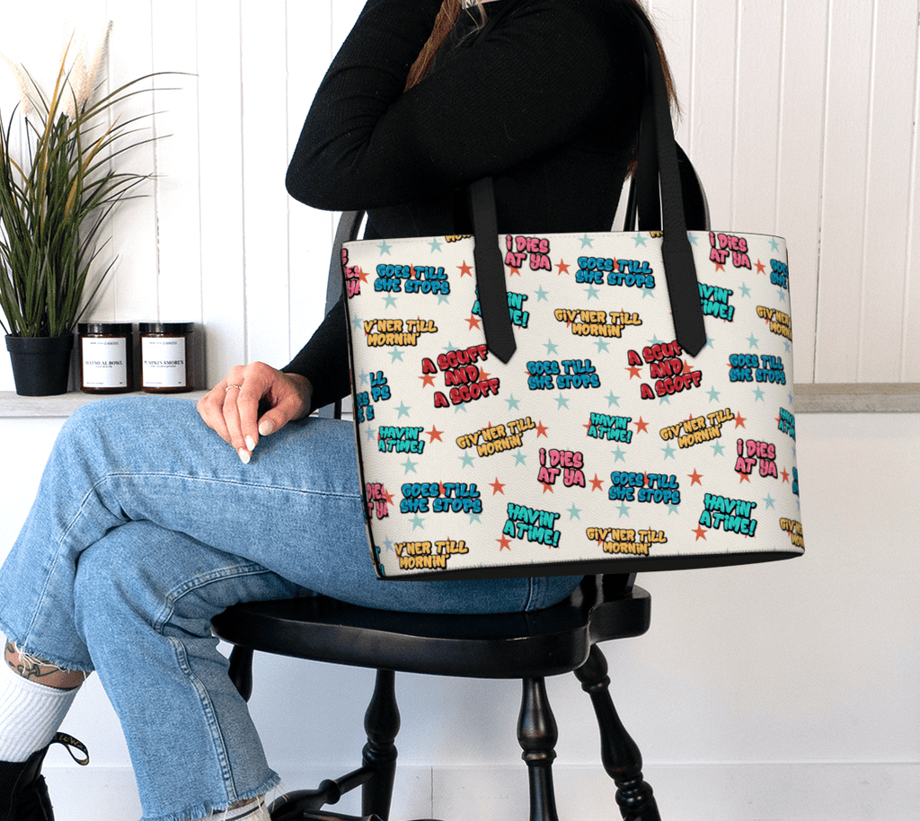 Sayings Collage Tote (Clone) - Newfineseplease.ca