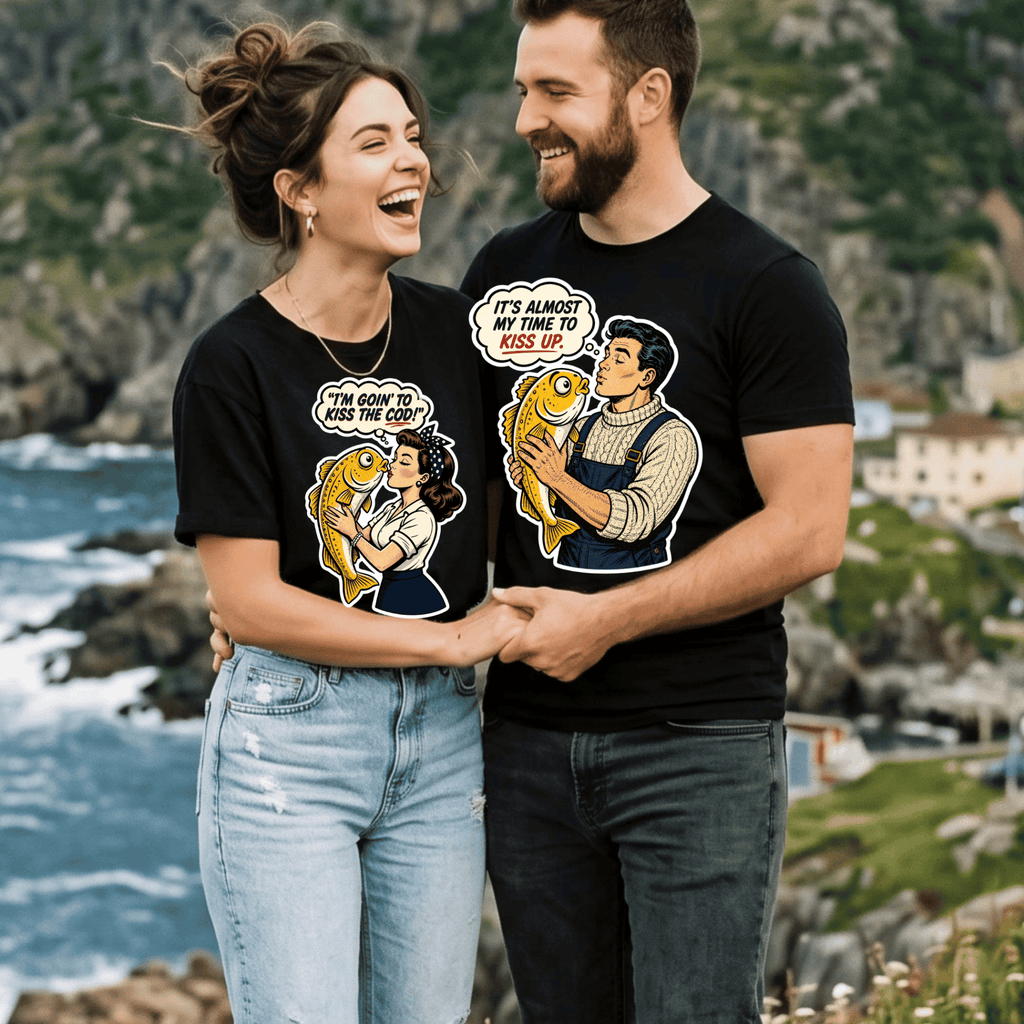 “Screech - In Cod Kiss T-Shirt – Funny Newfoundland Tradition Tee - Newfinese Please