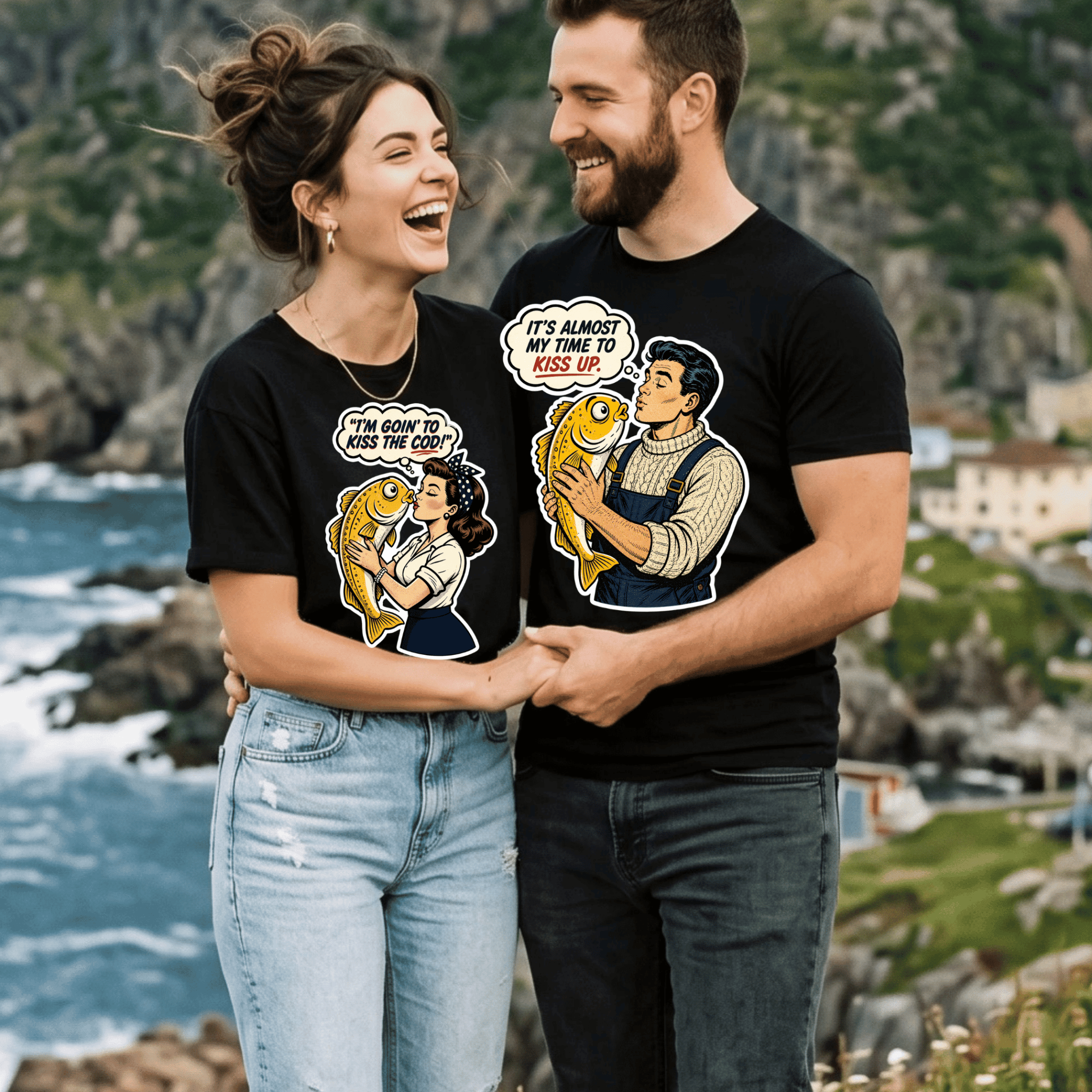 “Screech - In Cod Kiss T-Shirt – Funny Newfoundland Tradition Tee - Newfinese Please