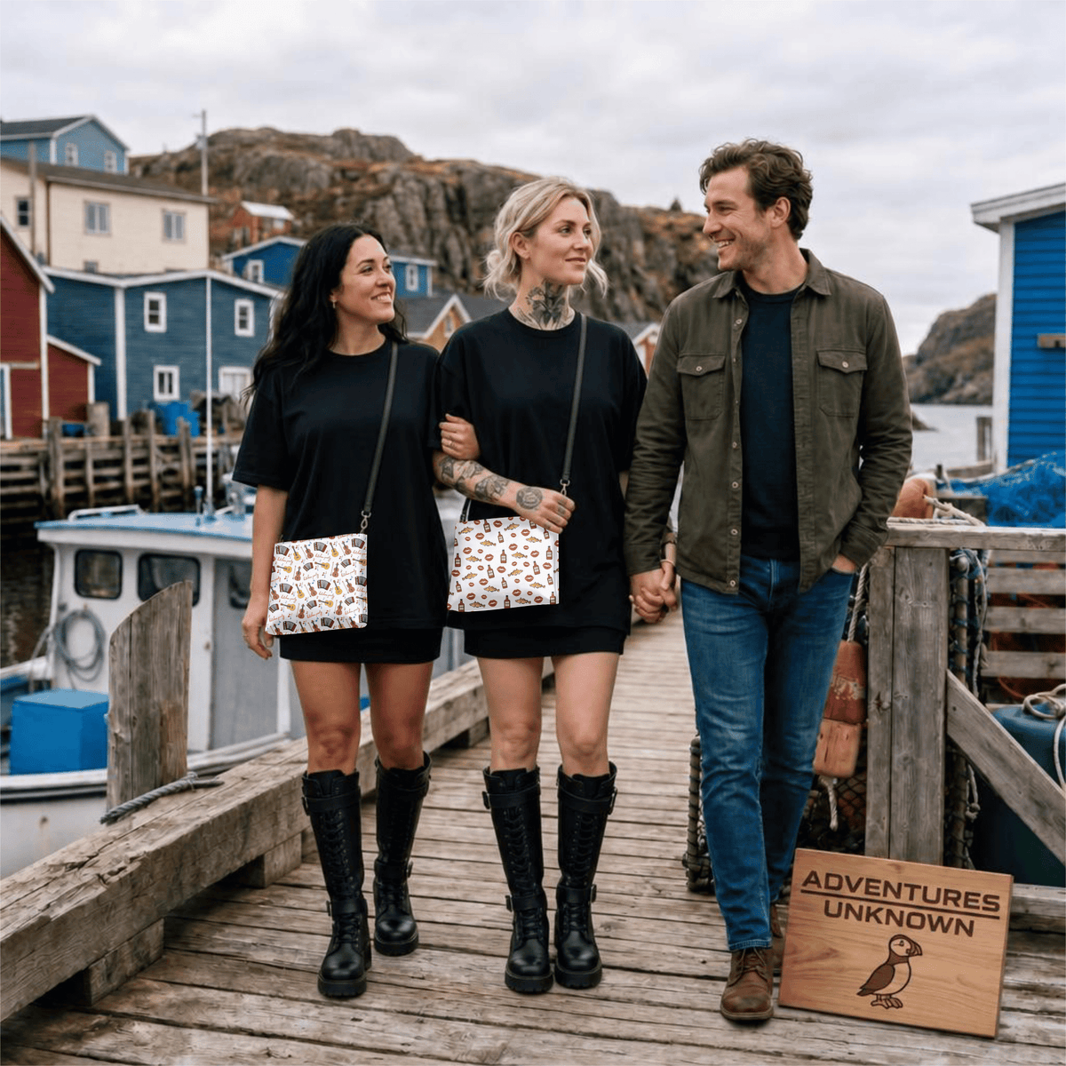 Screeched-In Crossbody Bag - Newfinese Please
