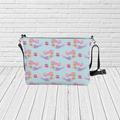 Seafoam Mermaid Pattern Crossbody – Coastal Beach & Travel Crossbody - Newfinese Please