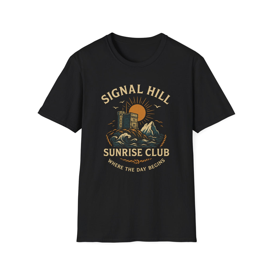 Signal Hill Sunrise Club T-Shirt - Newfinese Please