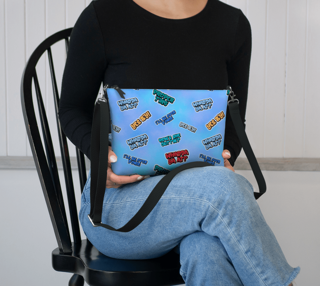 Sky Graffiti Crossbody - Newfineseplease.ca