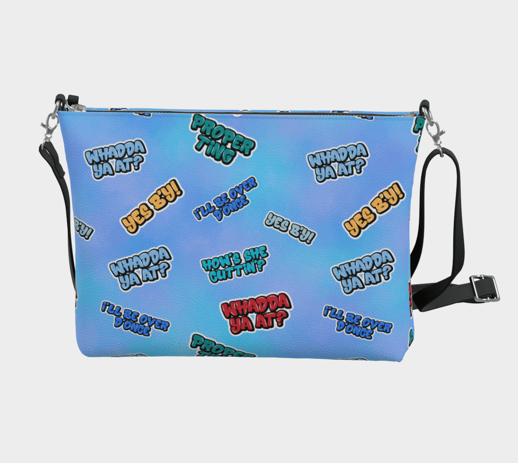 Sky Graffiti Crossbody - Newfineseplease.ca