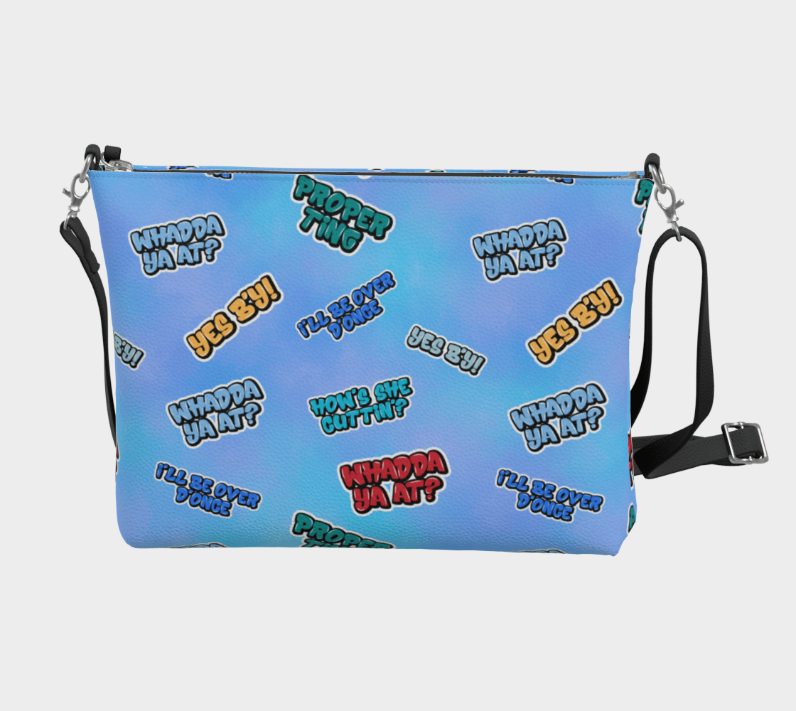 Sky Graffiti Crossbody - Newfineseplease.ca
