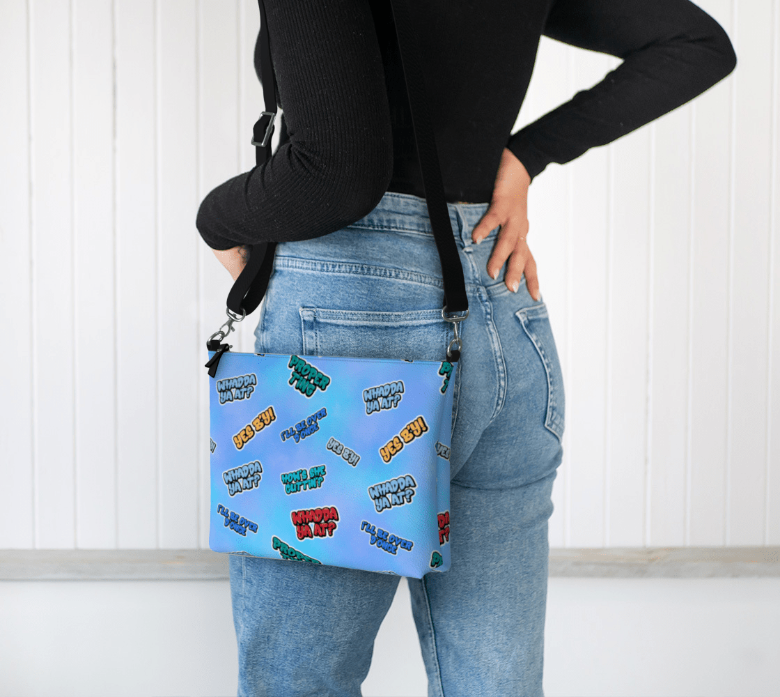Sky Graffiti Crossbody - Newfineseplease.ca