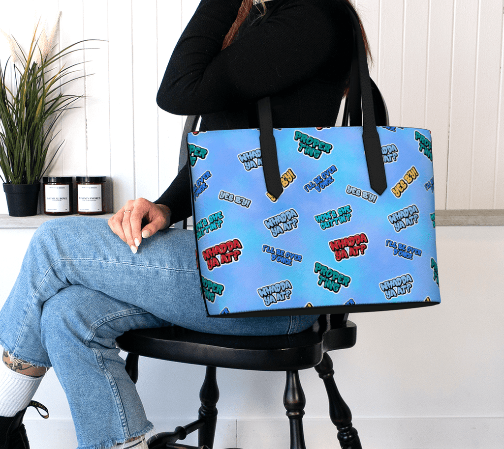 Sky Graffiti Tote - Newfineseplease.ca