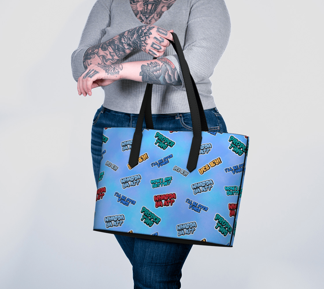 Sky Graffiti Tote - Newfineseplease.ca