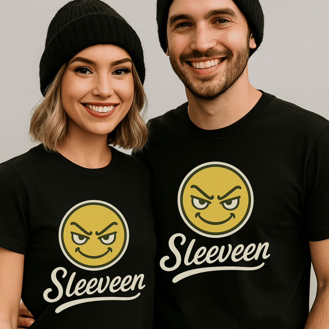 "Sleeveen" Emoji T-Shirt - Newfinese Please