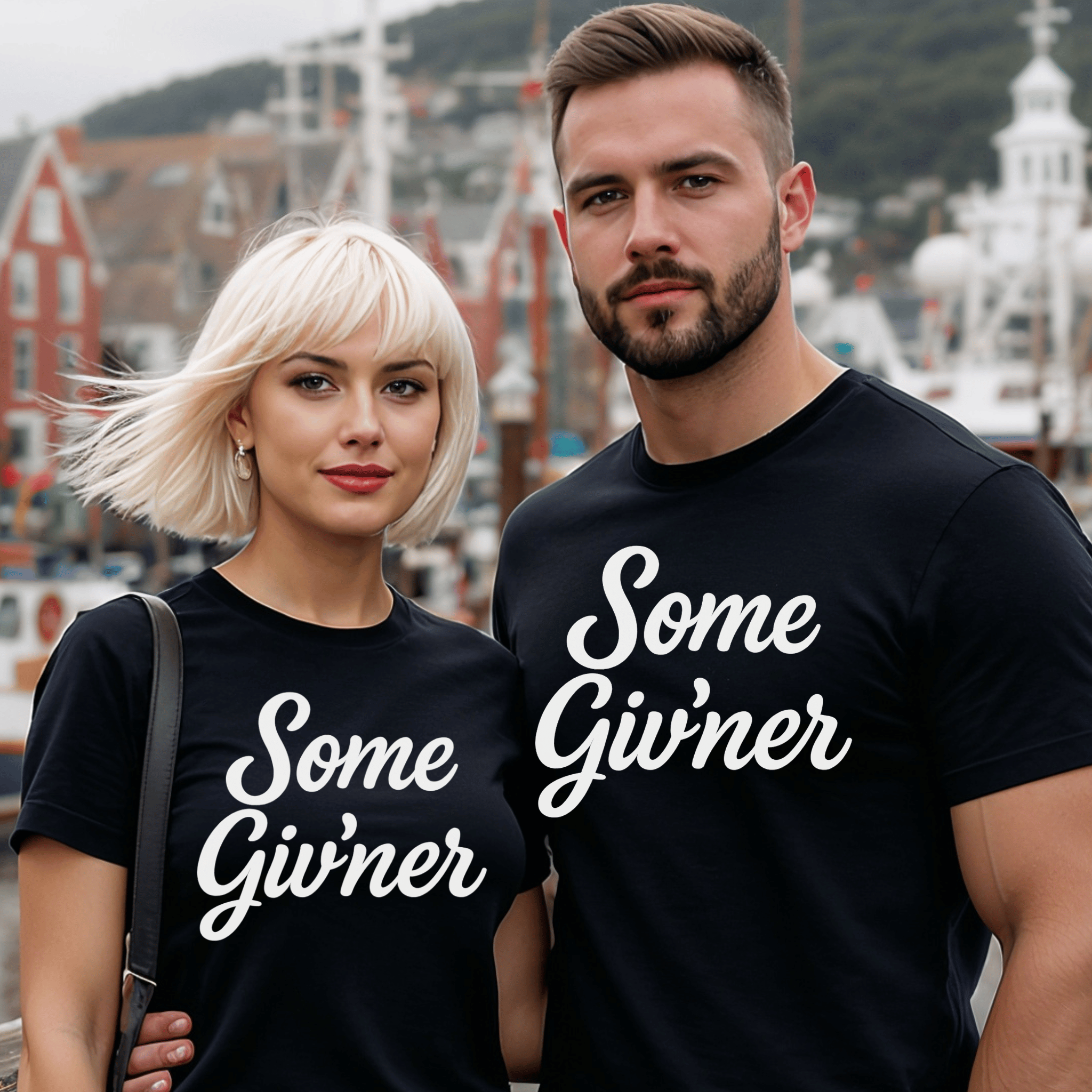 "Some Givner" T-Shirt - Newfinese Please