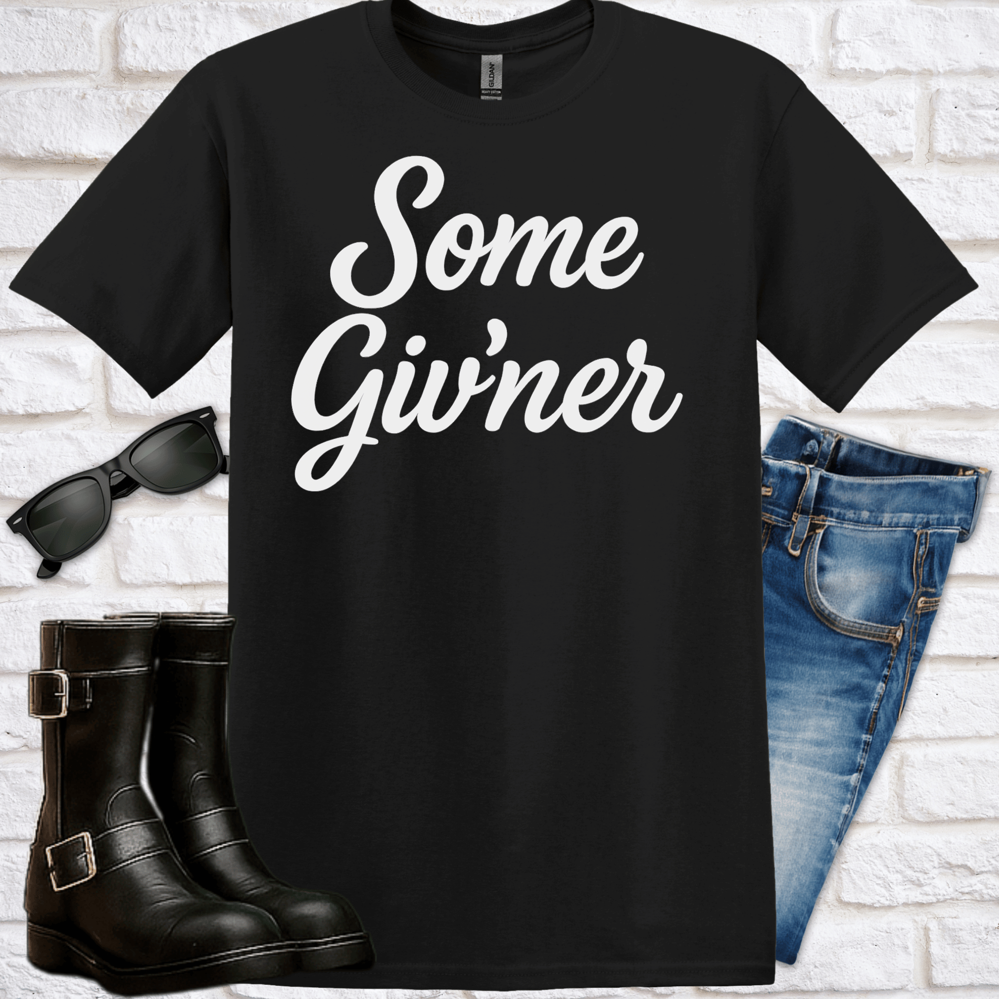"Some Givner" T-Shirt - Newfinese Please