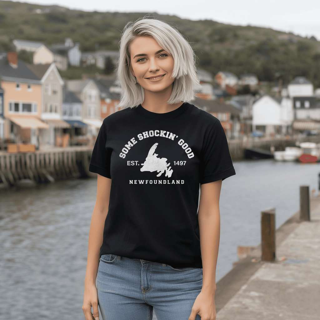 "Some Shockin' Good" Map T-Shirt - Newfinese Please