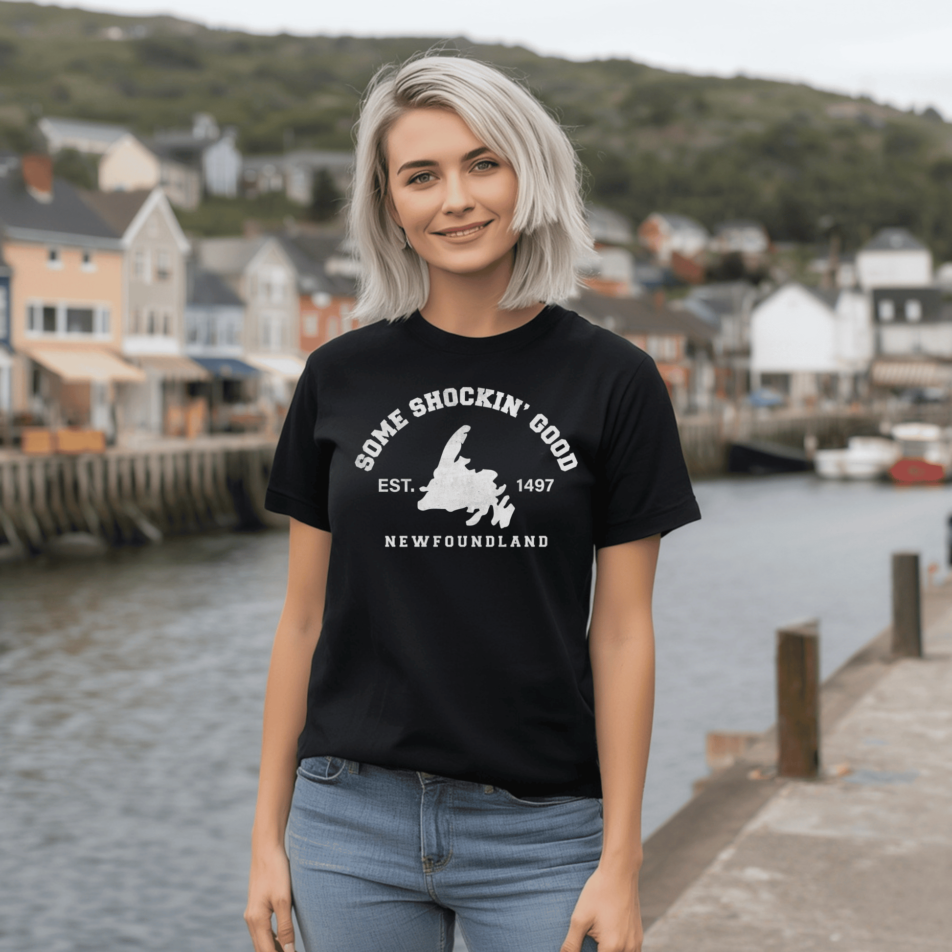 "Some Shockin' Good" Map T-Shirt - Newfinese Please