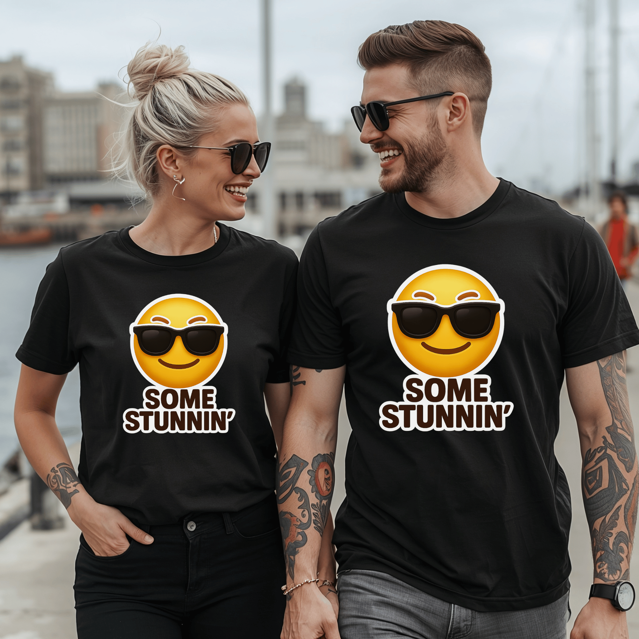 "Some Stunnin'" Emoji T-Shirt - Newfinese Please