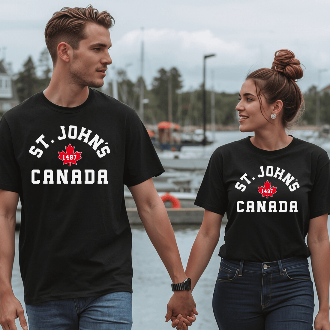 St. John's Canada 1497 T-Shirt - Newfinese Please