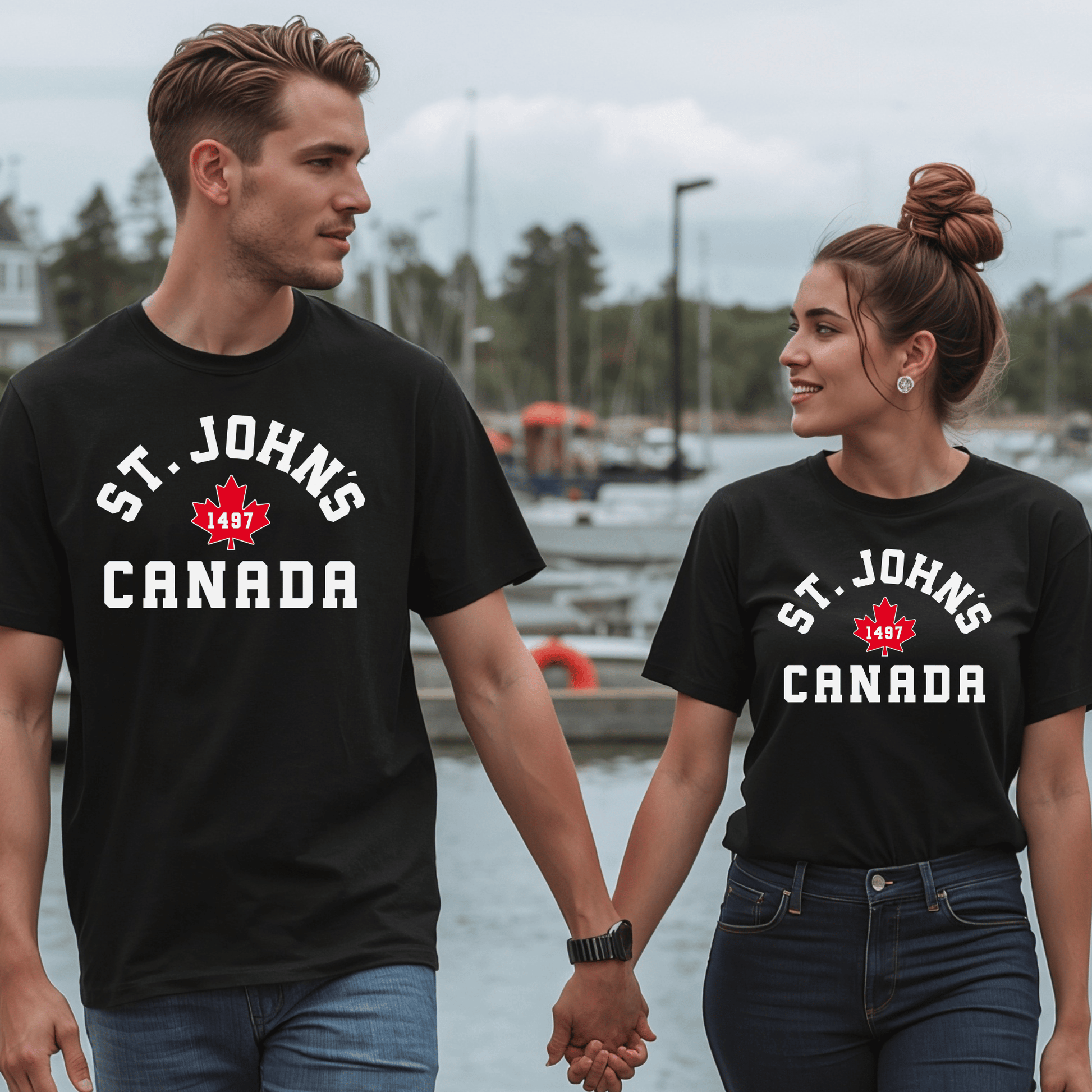 St. John's Canada 1497 T-Shirt - Newfinese Please