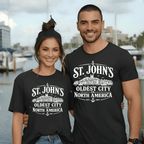 "St. John's — Oldest City in North America" Tee — Newfoundland Collection - Newfineseplease.ca