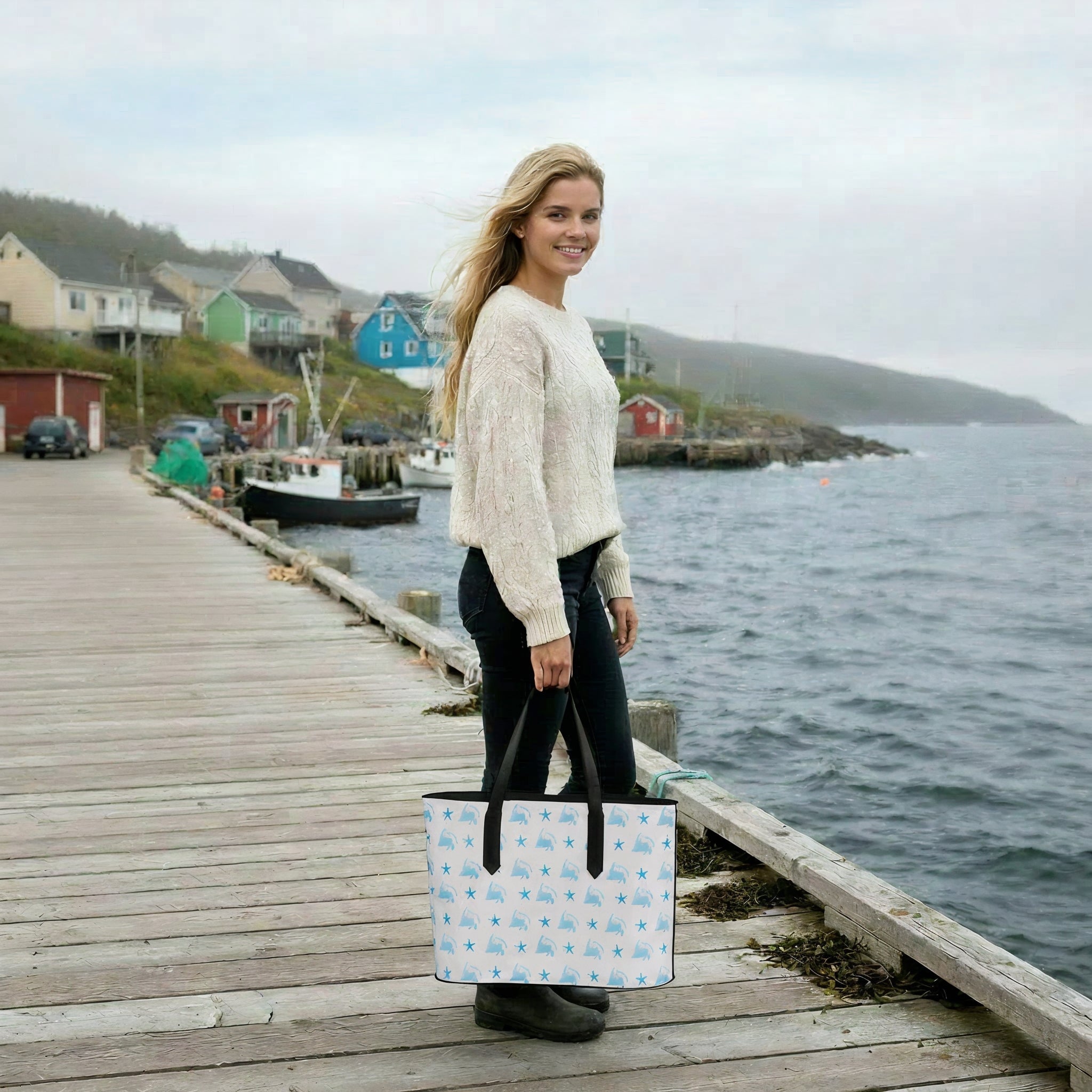 Starfish Shores Tote - Newfinese Please