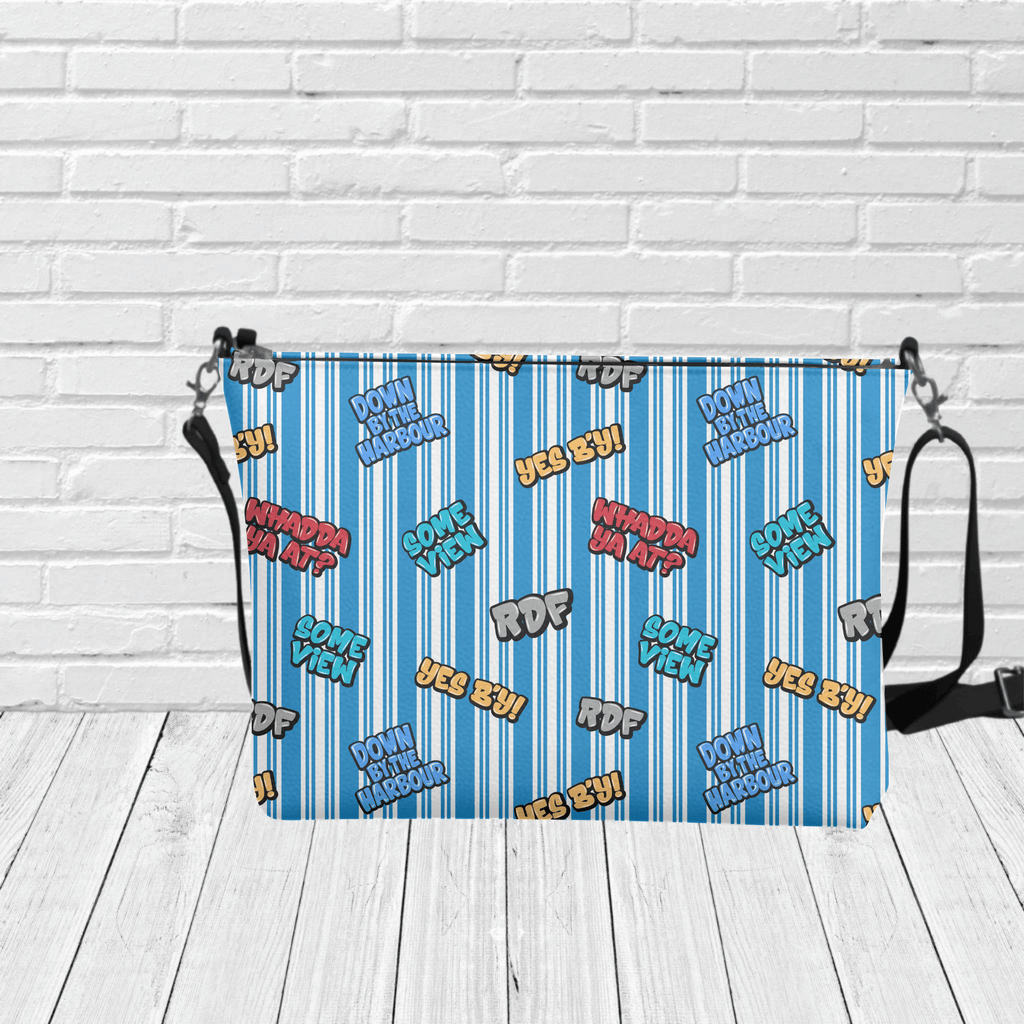 "Talk of the Harbour" Striped Crossbody - Newfineseplease.ca