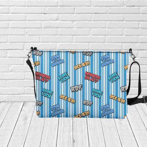 "Talk of the Harbour" Striped Crossbody - Newfineseplease.ca
