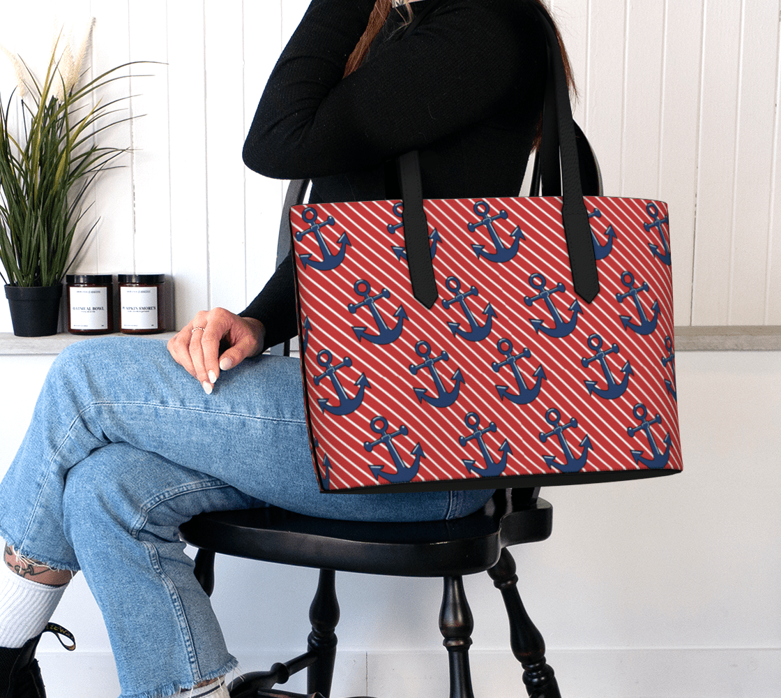 The Anchor & Stripe Tote - Newfinese Please