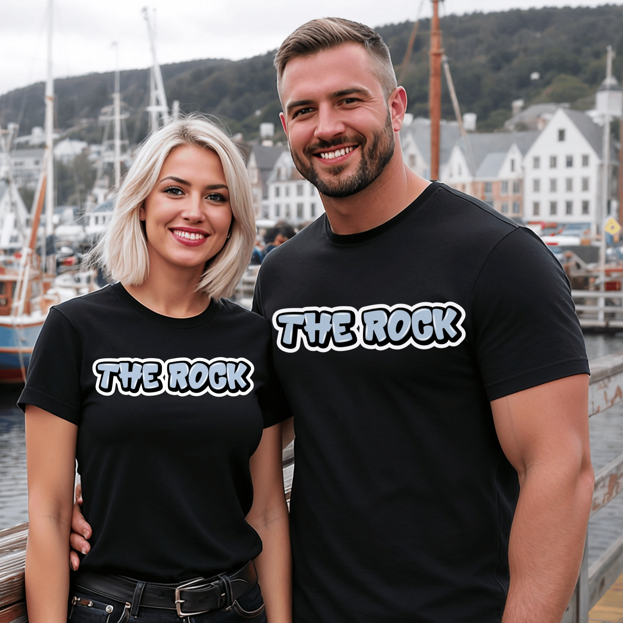 "The Rock" Graffiti T-Shirt - Newfinese Please