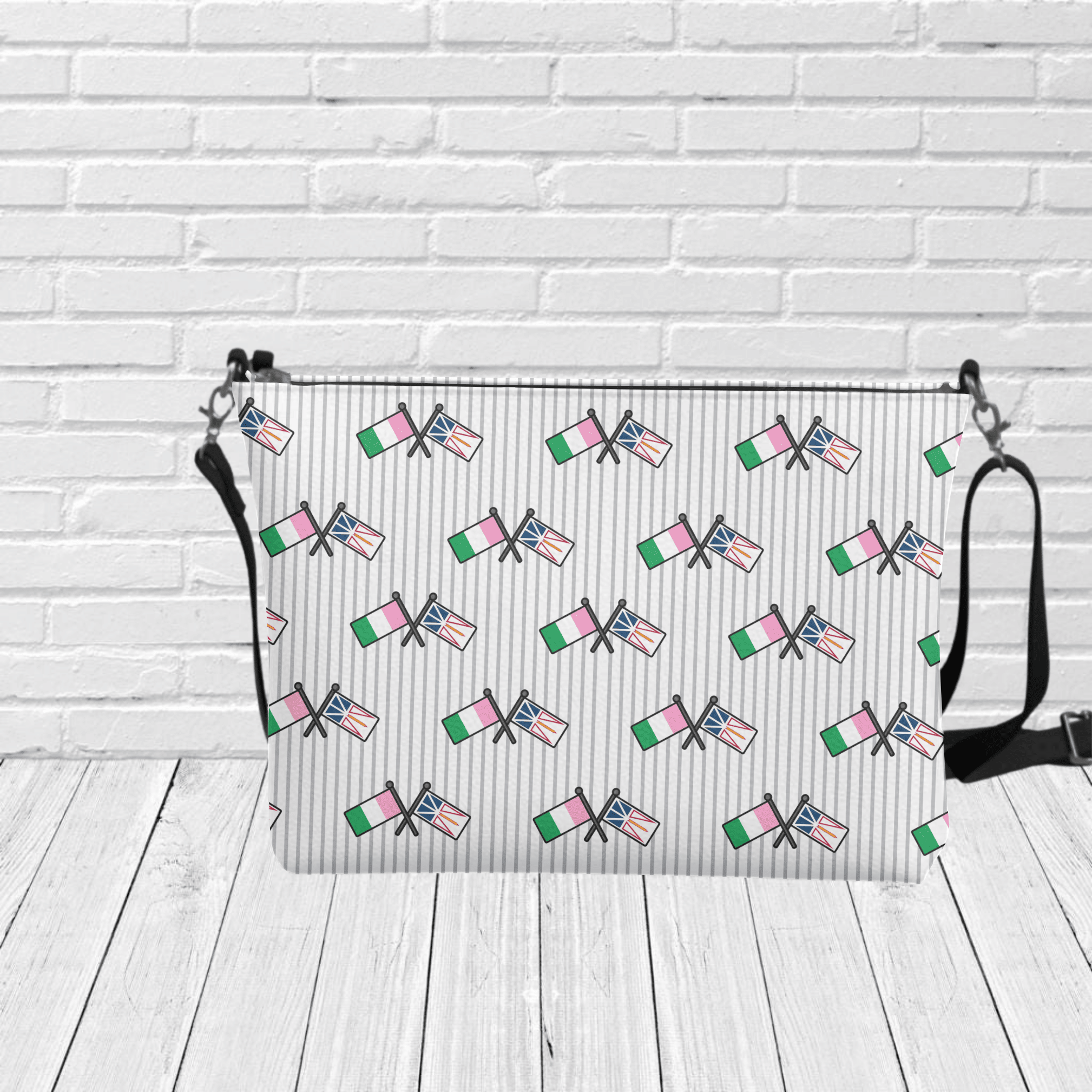 "Two Flags" Crossbody - Newfineseplease.ca