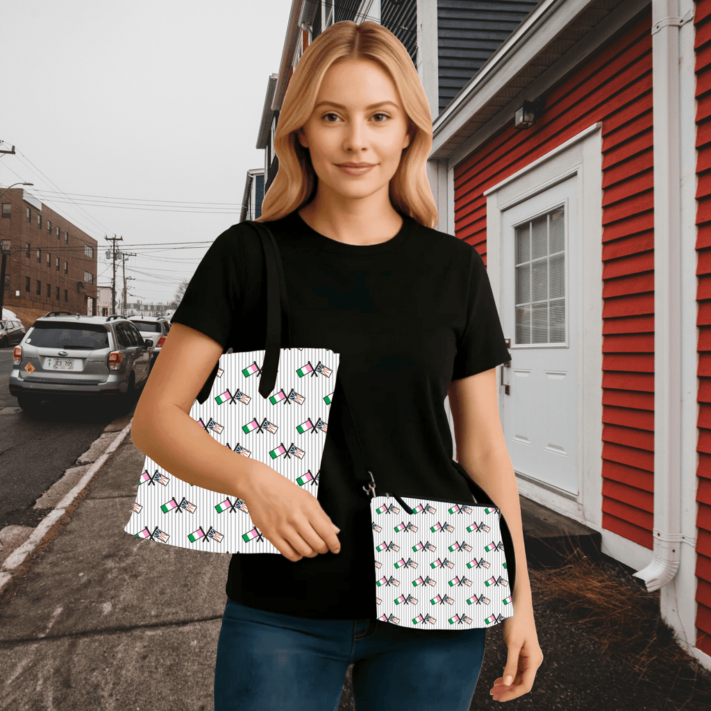 "Two Flags" Tote - Newfineseplease.ca