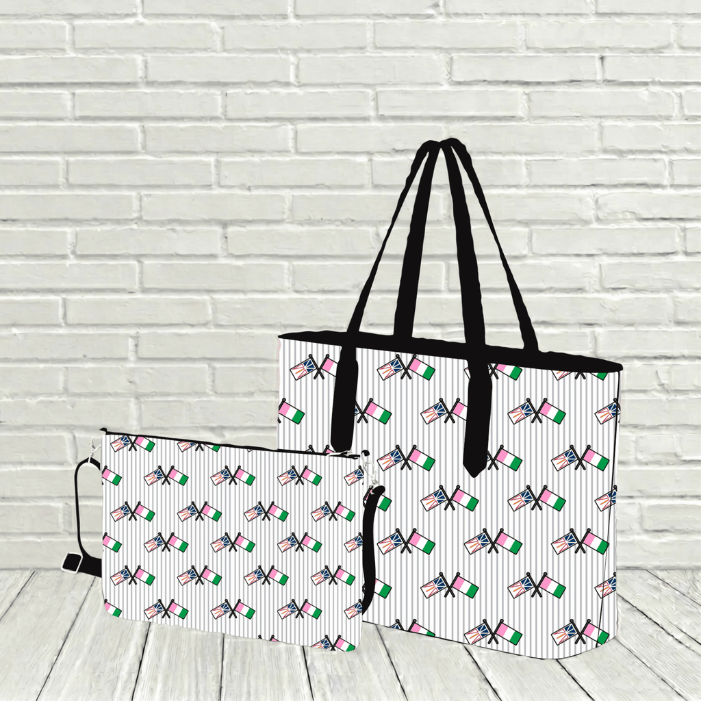 "Two Flags" Tote - Newfineseplease.ca