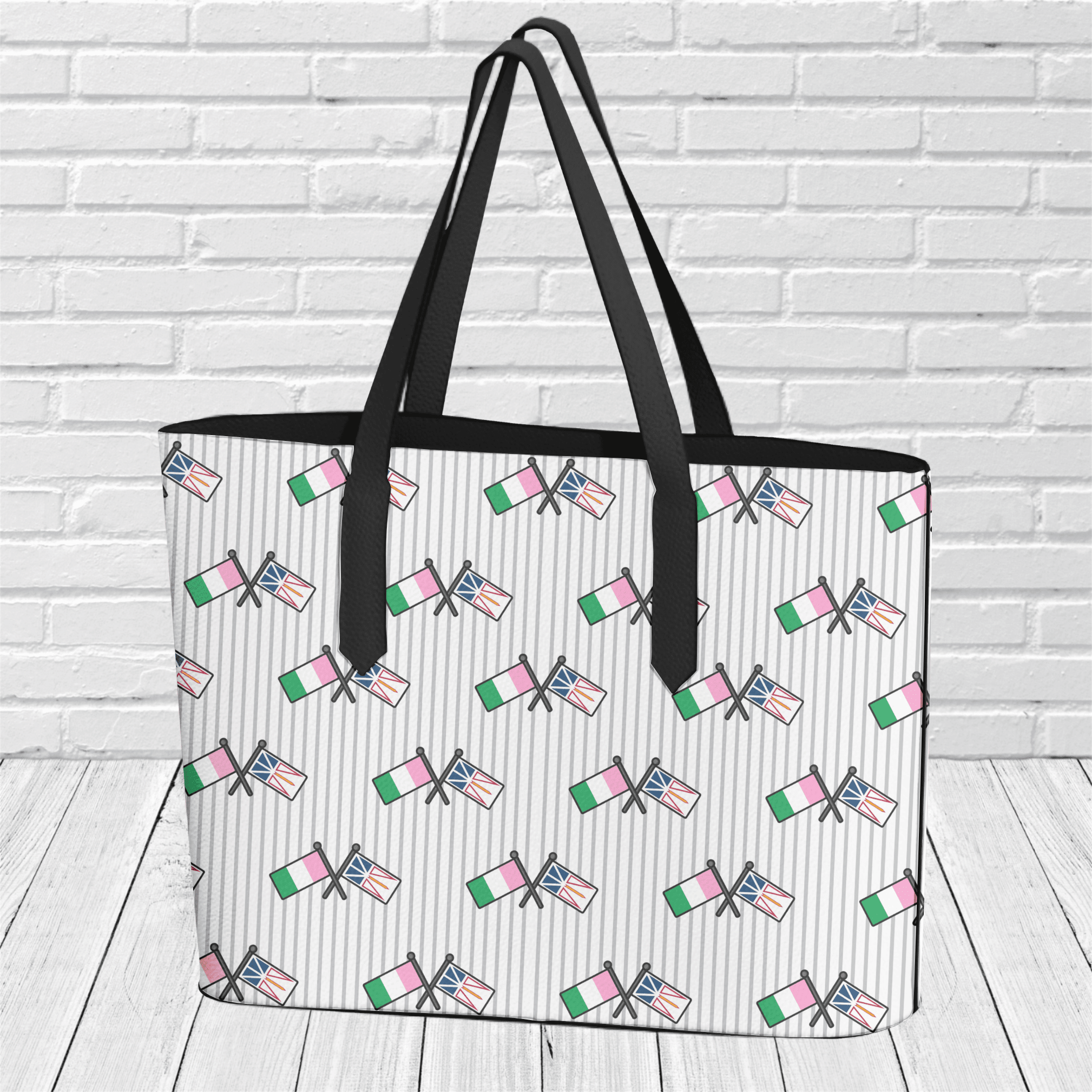"Two Flags" Tote - Newfineseplease.ca