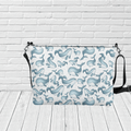 Watercolour Whales Crossbody - Newfineseplease.ca