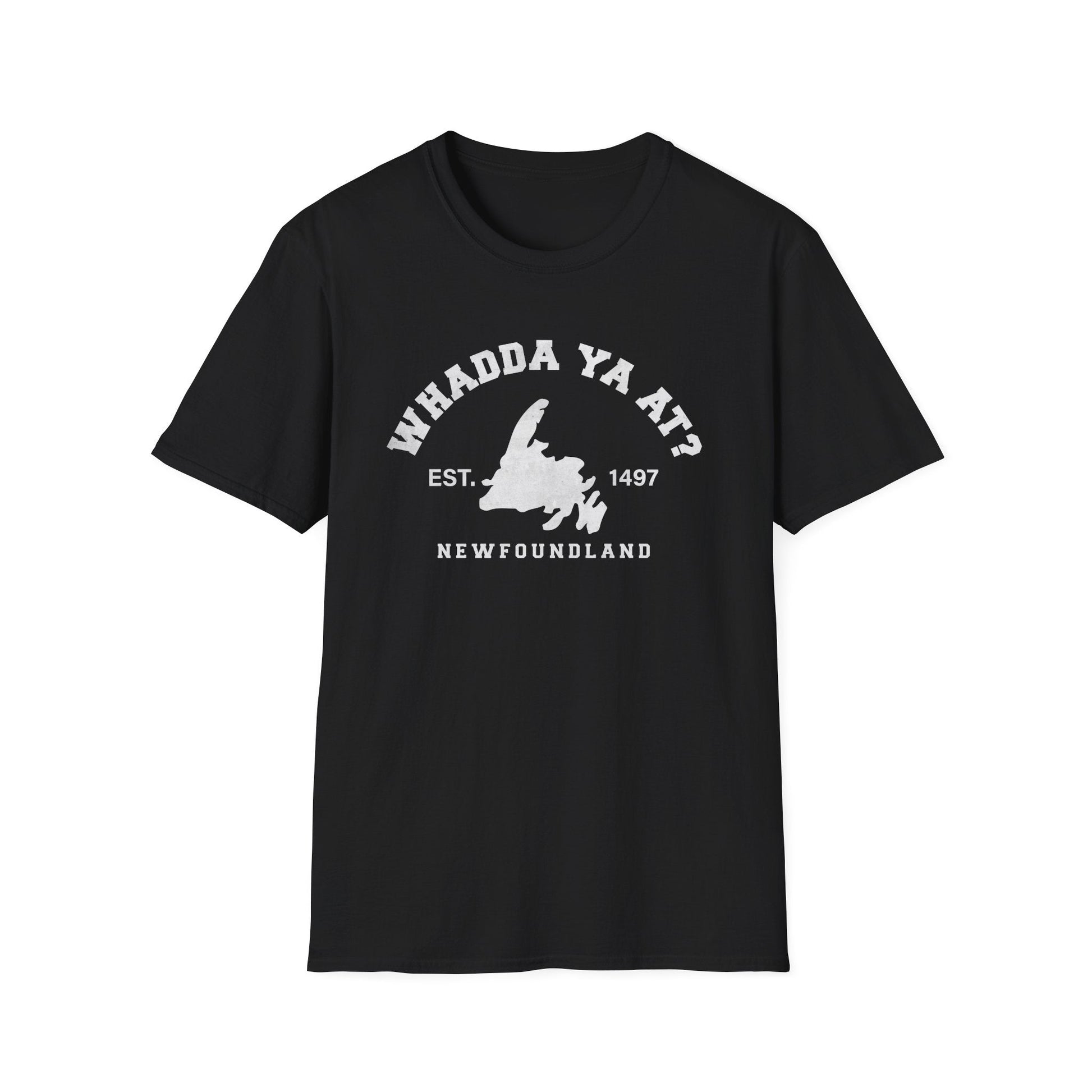 "Whadda Ya At?" Map T-Shirt - Newfinese Please