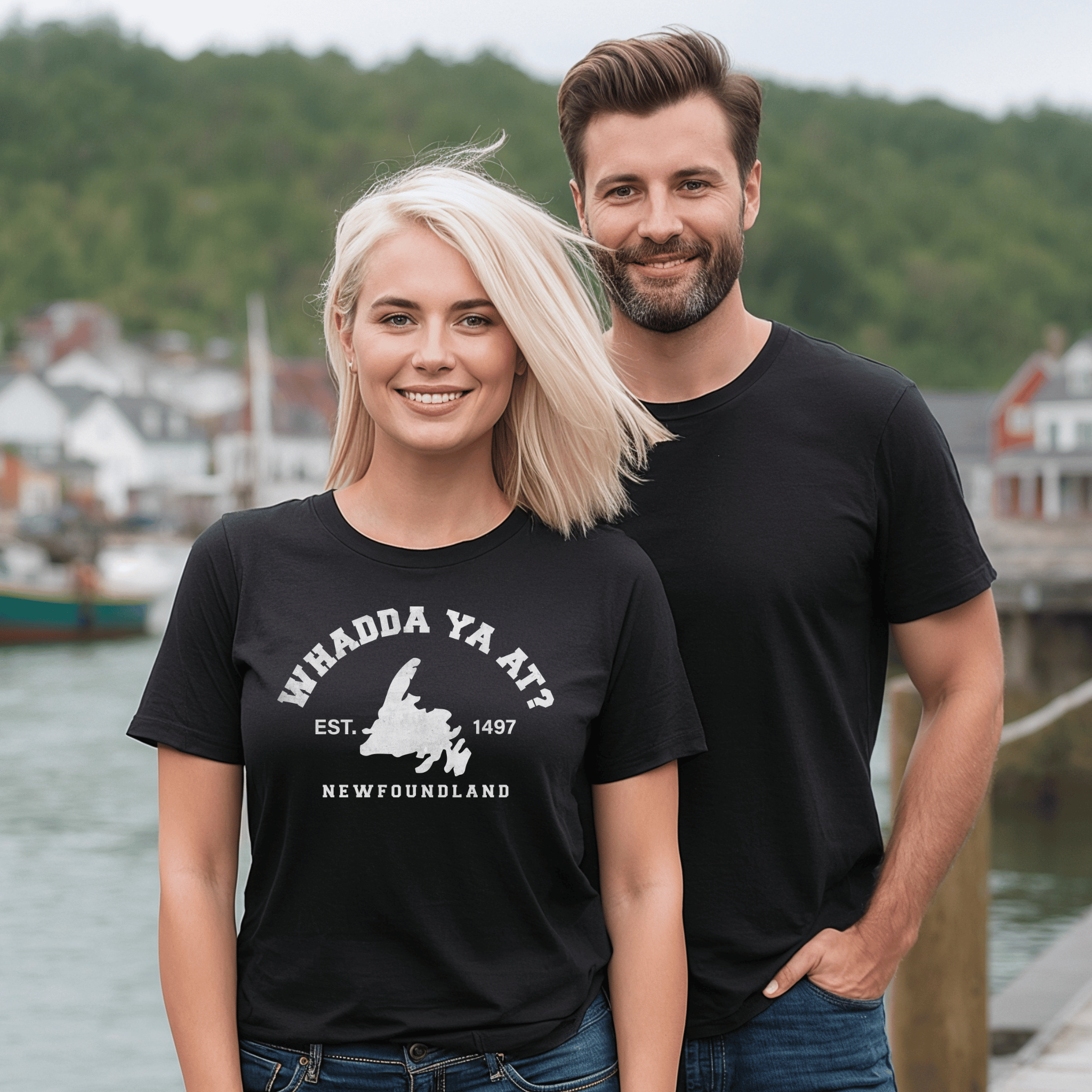 "Whadda Ya At?" Map T-Shirt - Newfinese Please