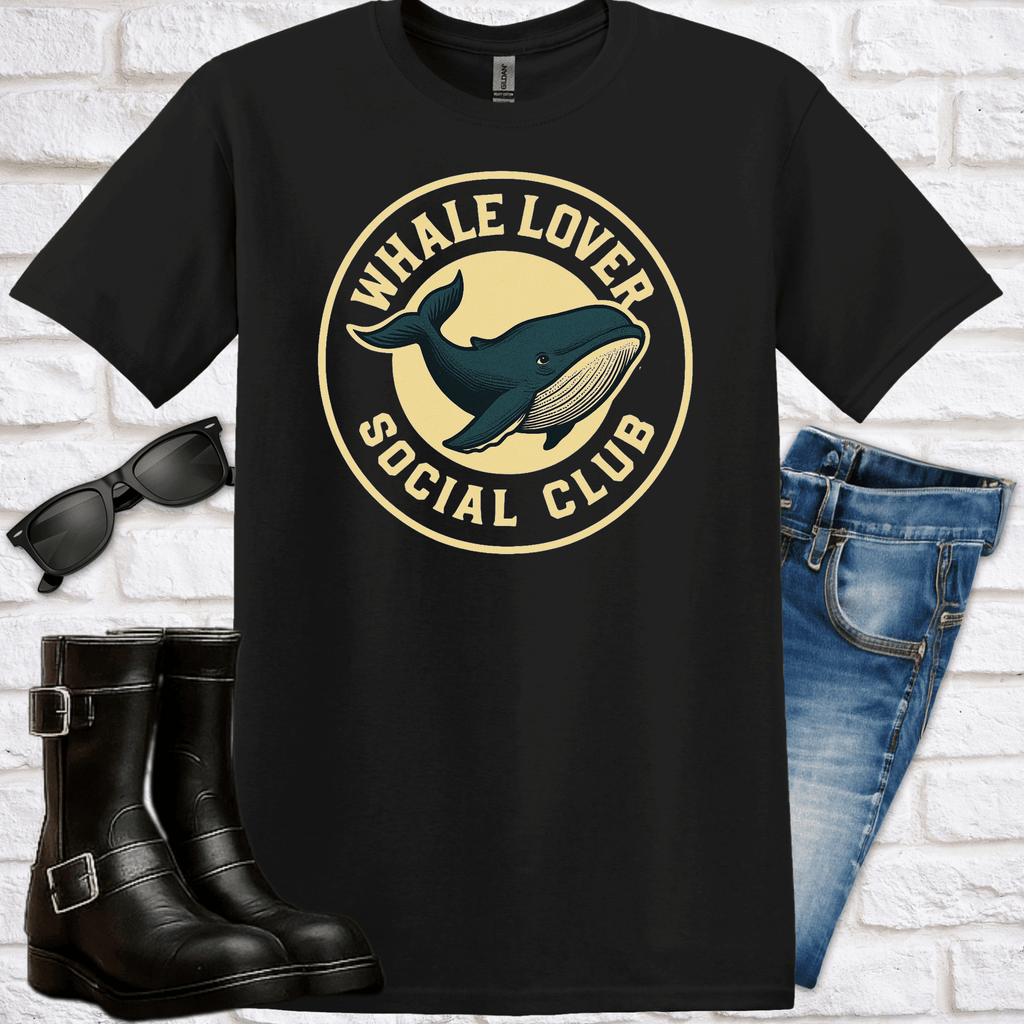 Whale Lover Social Club T-Shirt - Newfinese Please