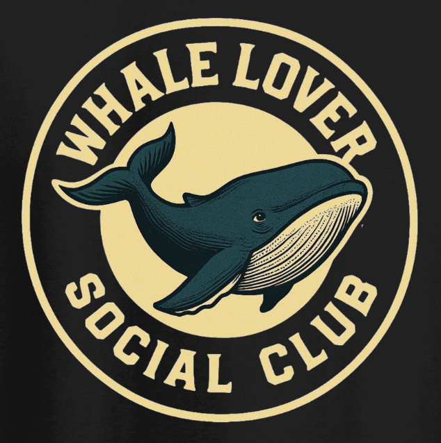 Whale Lover Social Club Tee - Newfoundland Nautical Collection - Newfineseplease.ca