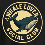Whale Lover Social Club Tee - Newfoundland Nautical Collection - Newfineseplease.ca