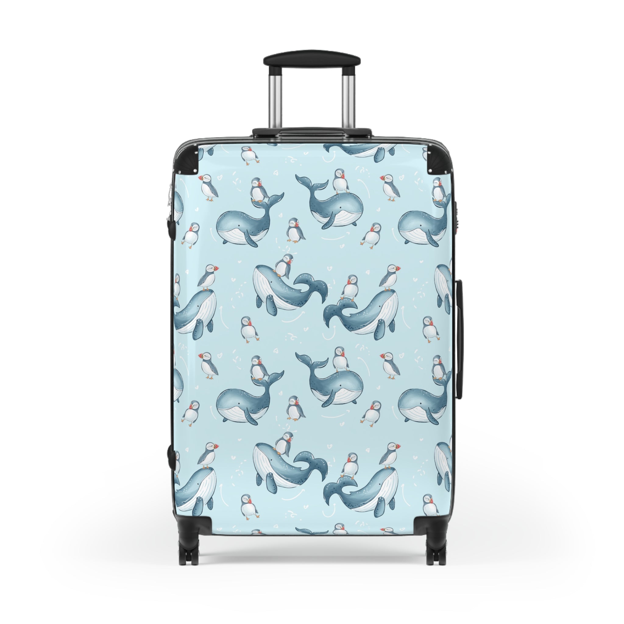 Whale & Puffin Parade 3 Piece Luggage Set - Newfinese Please