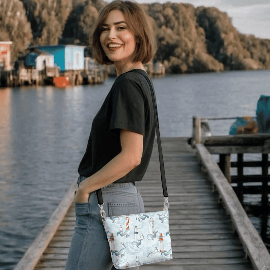 "Whales and Watchtowers" Crossbody - Newfineseplease.ca