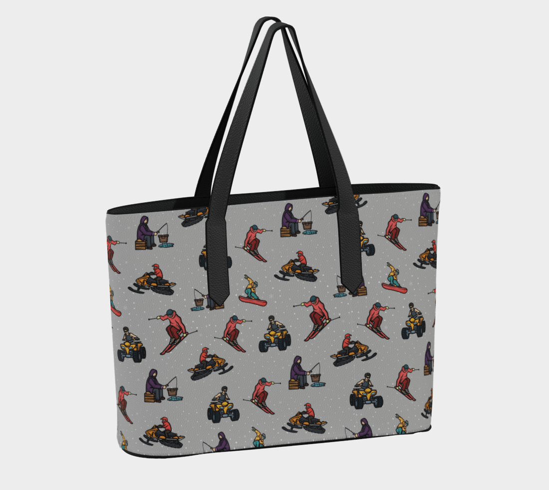 Winter Ways Tote Bag - Newfinese Please