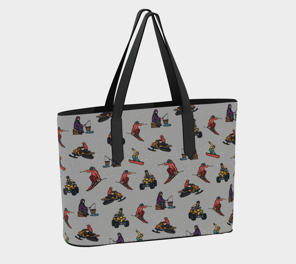 Winter Ways Tote Bag - Newfinese Please