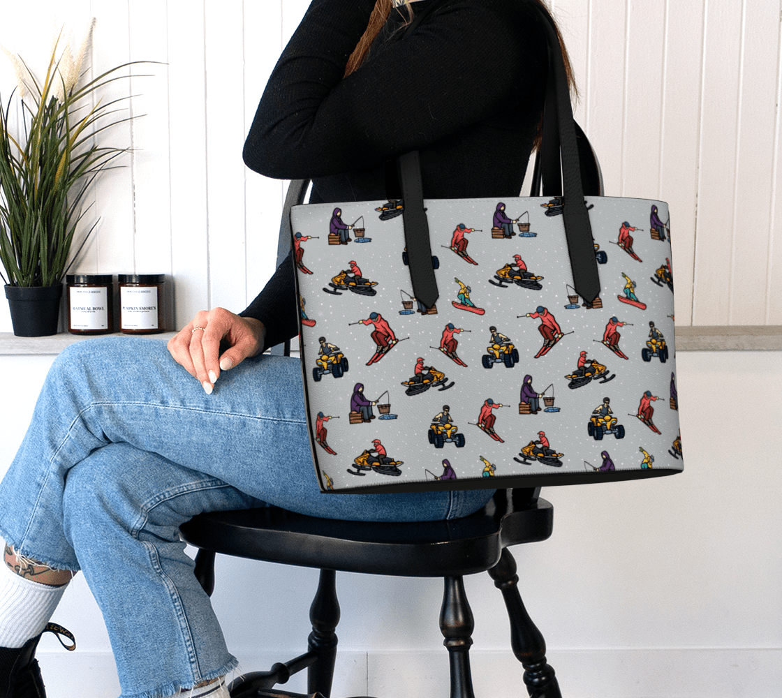 Winter Ways Tote Bag - Newfinese Please