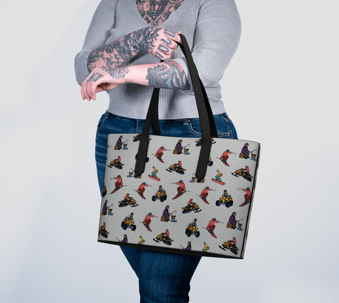 Winter Ways Tote Bag - Newfinese Please