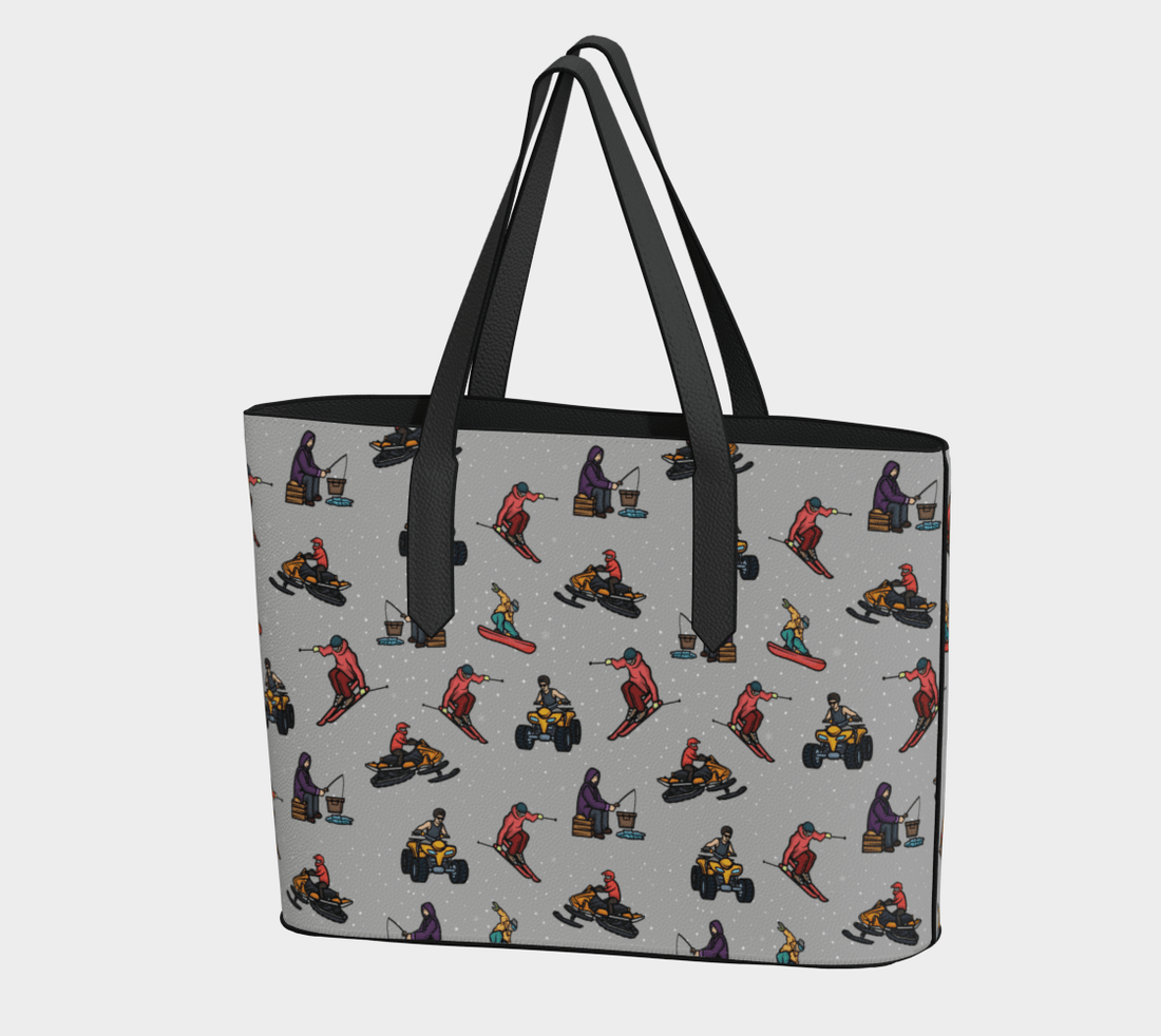 Winter Ways Tote Bag - Newfinese Please