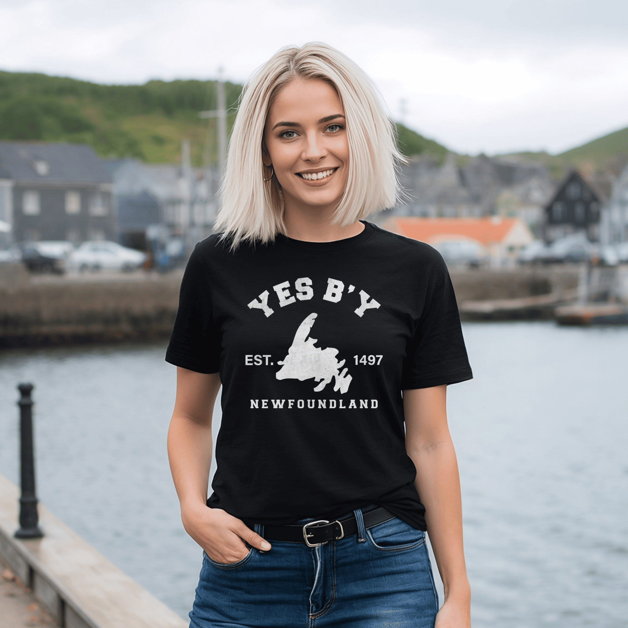 "Yes B’y" Map T-Shirt - Newfinese Please