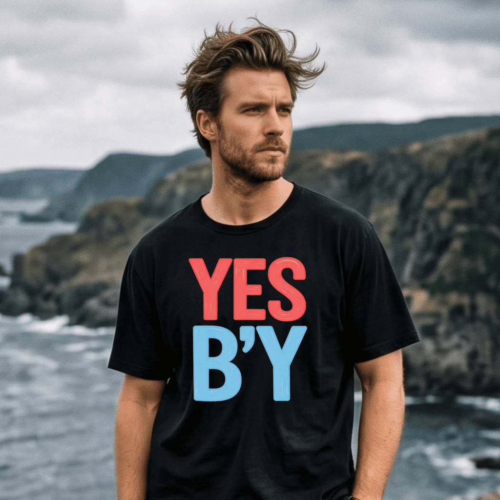 Yes B’y T-Shirt – Classic Newfoundland Saying Graphic Tee - Newfinese Please