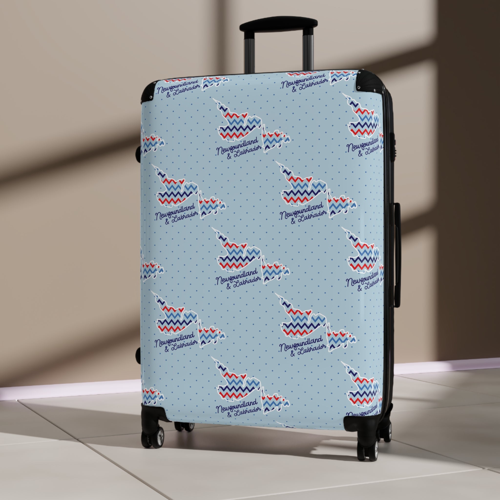 Zigzag Newfoundland 3 Piece Luggage Set - Newfinese Please
