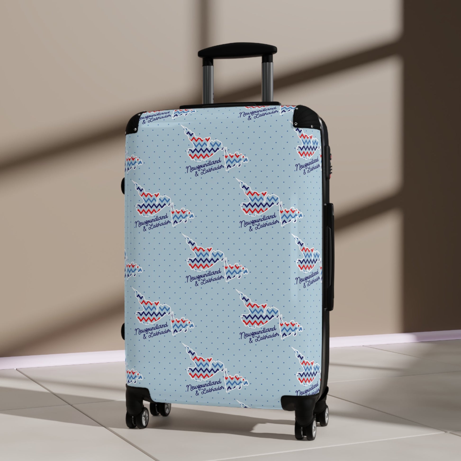 Zigzag Newfoundland 3 Piece Luggage Set - Newfinese Please